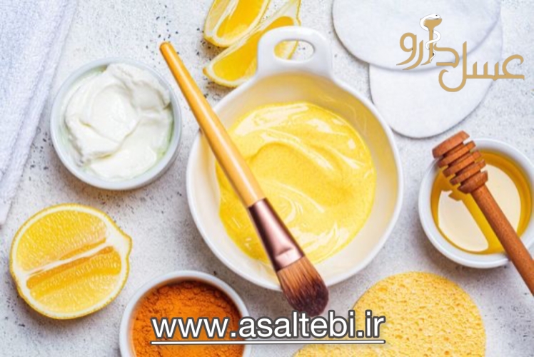 ماسک صورت با عسل و ژل رویال